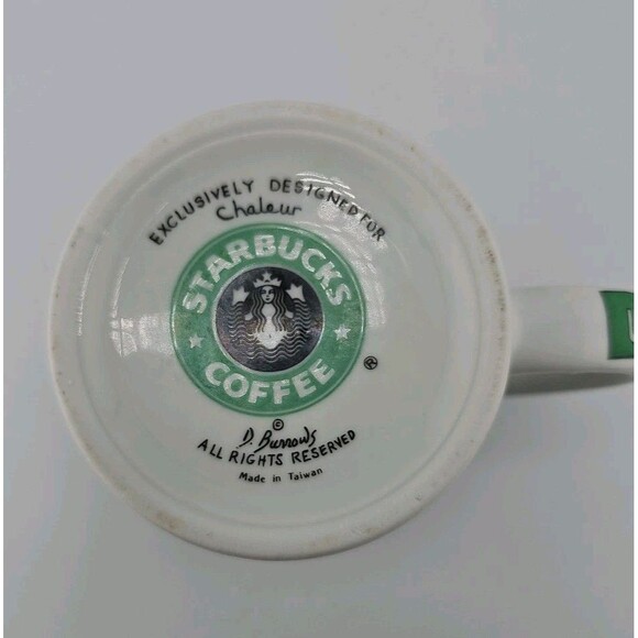 Vintage Starbucks Coffee Mug Edward Hopper 'Nighthawks' "Retro Diner" - Picture 11 of 13